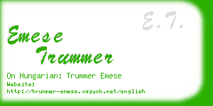 emese trummer business card